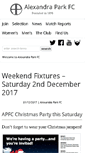 Mobile Screenshot of alexandraparkfc.co.uk